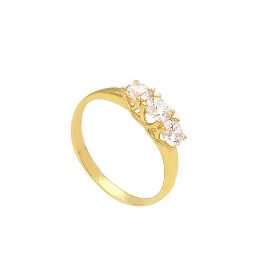 Anello Gioielleria Dossena  Donna in Oro giallo Zircone 269242 SONGA - 269242 SONGA